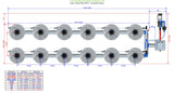 ALIEN Hydroponics V-SYSTEM 12 Pot 2 Row Kit