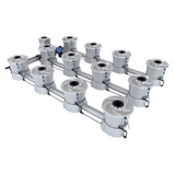 ALIEN Hydroponics V-SYSTEM 12 Pot 3 Row Kit