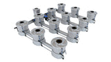 ALIEN Hydroponics V-SYSTEM 12 Pot 4 Row Kit