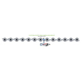 ALIEN Hydroponics V-SYSTEM 13 Pot 1 Row Middle Header Kit