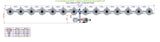 ALIEN Hydroponics V-SYSTEM 14 Pot 1 Row Middle Header Kit