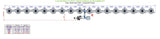 ALIEN Hydroponics V-SYSTEM 17 Pot 1 Row Middle Header Kit