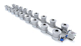 ALIEN Hydroponics V-SYSTEM 18 Pot 2 Row Kit