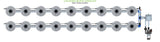 ALIEN Hydroponics V-SYSTEM 18 Pot 2 Row Kit