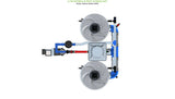 ALIEN Hydroponics V-SYSTEM 2 Pot 2 Row Kit