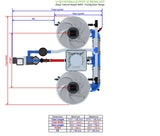 ALIEN Hydroponics V-SYSTEM 2 Pot 2 Row Kit