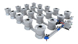 ALIEN Hydroponics V-SYSTEM 20 Pot 4 Row Kit