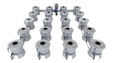 ALIEN Hydroponics V-SYSTEM 20 Pot 4 Row Kit