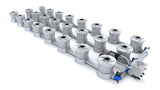 ALIEN Hydroponics V-SYSTEM 24 Pot 3 Row Kit