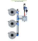 ALIEN Hydroponics V-SYSTEM 3 Pot 3 Row Kit