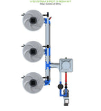 ALIEN Hydroponics V-SYSTEM 3 Pot 3 Row Kit