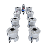 ALIEN Hydroponics V-SYSTEM 8 Pot 2 Row Kit