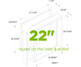 Anden Duct Kit for Anden Dehumidifier Model A320V1 & A320V3