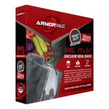 ArmorVac 11"x24" 5mil Precut Vacuum Seal Bags Black & Clear (50 Pack)