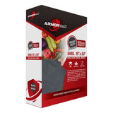 ArmorVac 15"x20" 5mil Precut Vacuum Seal Bags All Black (100 Pack)