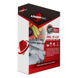 ArmorVac 15"x20" 5mil Precut Vacuum Seal Bags Black & Clear (100 Pack)