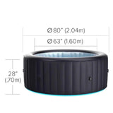 MSpa Aurora - Urban Series Hot Tub | 6 Persons