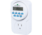 Autopilot 7-Day Grounded Digital Programmable Timer 1725W 15A 1 Second