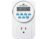 Autopilot 7-Day Grounded Digital Programmable Timer 1725W 15A 1 Second