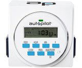 Autopilot Dual Outlet 7-Day Grounded Digital Programmable Timer 1725W