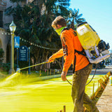 6.5 Gallon Backpack Concrete Sprayer .5 GPM Gas Finishing Tool for Cement Sealant Curing Stain