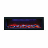 Amantii Panorama BI-72-DEEP-OD Deep 72 Inch linear Indoor or Outdoor Electric Fireplace