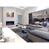 Amantii Panorama BI-40-DEEP-OD Deep 40 Inch linear Indoor or Outdoor Electric Fireplace