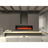 Amantii Panorama BI-60-DEEP-OD Deep 60 Inch linear Indoor or Outdoor Electric Fireplace