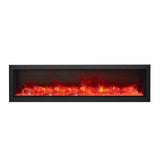 Amantii Panorama BI-88-DEEP-OD Deep 88 Inch linear Indoor or Outdoor Electric Fireplace