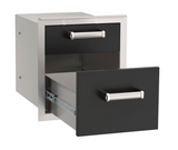 Fire Magic Echelon Black Double Drawer