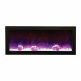 Amantii BI 60” SLIM Panorama Indoor/Outdoor Electric Fireplace with Remote