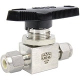 2 Way Ball Valve - Fractional Tube Fitting