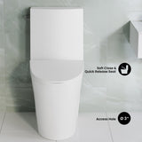 Swiss Madison St. Tropez One-Piece Elongated Toilet Side Flush 1.28 gpf (6 - Pack)
