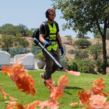 Cardinal 63.3cc Backpack Leaf Blower 675 CFM 196 MPH Gas Powered Professional Lawn Care Landscaping Yard Cleanup