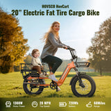 HOVSCO HovCart 20“ Step-Thru Electric Fat Tire Cargo Bike