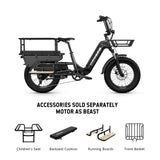 HOVSCO HovCart 20“ Step-Thru Electric Fat Tire Cargo Bike