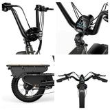 HOVSCO HovCart 20“ Step-Thru Electric Fat Tire Cargo Bike