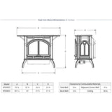 American Hearth Empire Spirit Direct Vent Cast Iron Stove - Medium - 30"
