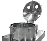Certified 280L Jacketed Stainless Steel Centrifuge with Explosion Proof Motor and Siemens Controller - 85LB Max Capacity