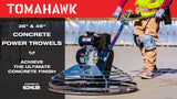 36" Concrete Power Trowel 6HP Kohler Float Pan Screed Edge Cement Finishing Tool