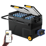 BougeRV CRD2 Dual Zone Solar Battery Portable Fridge Kit