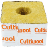 Cultiwool 4" x 4" x 2.5" Blocks of Cultilene Rockwool - Case of 216