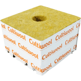 Cultiwool 6" x 6" x 4" Blocks of Cultilene Rockwool with Optidrain - Case of 64