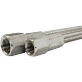 3/8" 37 Degree Female JIC Braided Stainless Steel Hose
