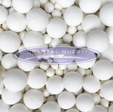 White Ceramic Balls (per pound)