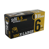 Dirt Defense 6mil Diamond Grip Nitrile Gloves XL 100 Pack