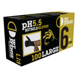 Dirt Defense 6mil Nitrile Gloves Large 100 Pack