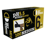 Dirt Defense 6mil Nitrile Gloves Medium 100 Pack