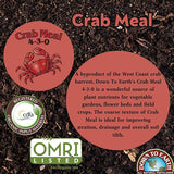 Down To Earth™, Crab Meal 4-3-0, All Natural Fertilizer, Single Ingredient (5 LBS.)