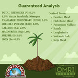Down to Earth™, Palm Tree 6-2-8, All Natural Fertilizer, Blended (5 LBS.)